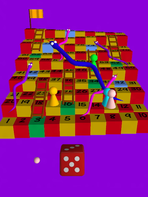 Snakes and Ladders 3D Online para Android - Download