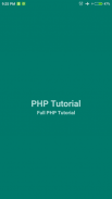 PHP Tutorial screenshot 0