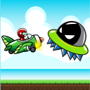 Airplane vs UFO: 2D game Icon