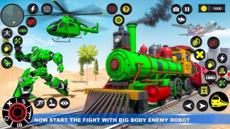 Trein robot auto spel 3d screenshot 0