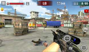 Sniper bắn lửa chiến tranh screenshot 6