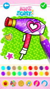 Glitter Hearts coloring and drawing screenshot 10