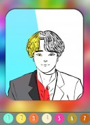 BTS Coloring Book HD screenshot 2