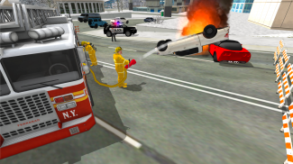 Fire Truck Rescue Simulator screenshot 1