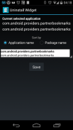 Uninstall Widget screenshot 1