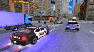 POLISI Mengejar Di Jalan raya Lalu lintas Simulato screenshot 3