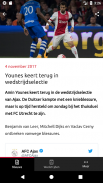Officiële AFC Ajax voetbal app screenshot 0