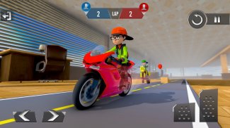 Office Motorcycle Racing Stunt screenshot 6