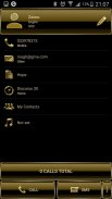 Dialer Gold 2 Theme screenshot 3