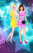 Lovely sisters dress up game screenshot 2