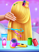Braided Hair Salon MakeUp Game screenshot 4