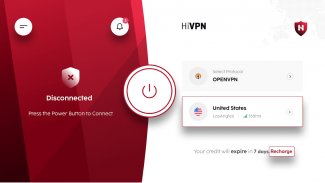 HiVPN AndroidTV screenshot 0