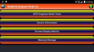 MediaTek Engineer Mode Pro screenshot 3