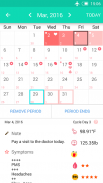 Perioden Ovulations Kalender screenshot 3
