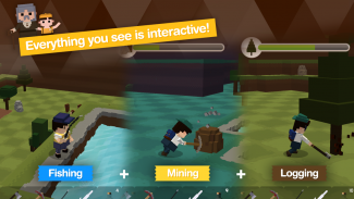 Pocket World: La isla de la exploración screenshot 1
