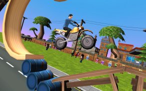 Dirt Bike - Cartoon Trial screenshot 1