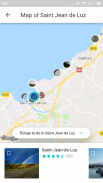 Saint Jean de Luz Travel Guide in English with map screenshot 2