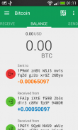 UberPay Bitcoin Wallet screenshot 1