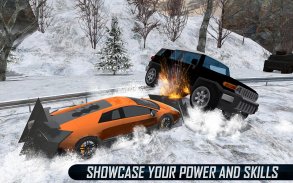 غاضب الموت سباق السيارات الثلوج معركة سيارات معركة screenshot 13