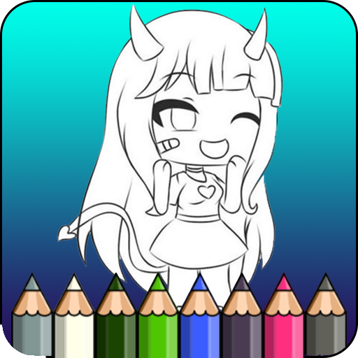 Cute Girl For Gacha Life kids Coloring Book - Microsoft Apps