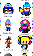 How to draw pixel characters screenshot 5