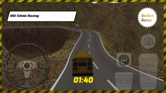 School Bus Hill Climb Racing screenshot 2