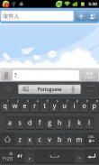 Portuguese Lang - GO Keyboard screenshot 0