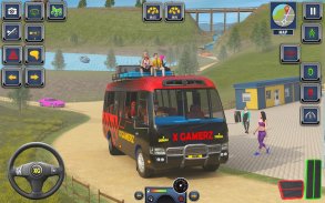 Minibus Driving Coach Bus Game screenshot 1