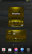 Poweramp widget BLACK YELLOW screenshot 2