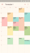 Timetable : Simple & Colorful screenshot 4