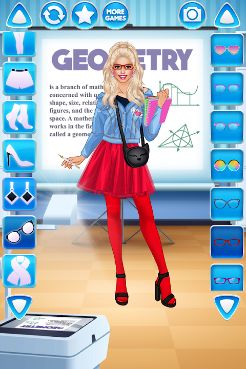 Vestir Menina Universitária - Jogo de Moda::Appstore for  Android