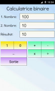Calculatrice Binaire screenshot 1