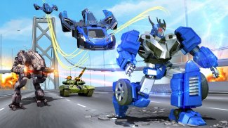 Robot Hero Transform Car Games screenshot 0