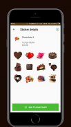 Chocolate Sticker Pack for whatsapp screenshot 1