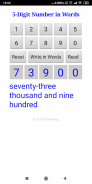 5-Digit Number in Words screenshot 2