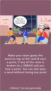 Taboo - Word guessing game with a twist screenshot 1