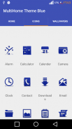 Theme for MultiHome-Blue screenshot 1