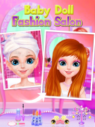 Salon Games Baby Doll Fashion screenshot 2