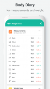 PEP: Weight loss - tracker screenshot 5