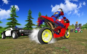 Motorbike Stunt Super Hero 3D screenshot 6