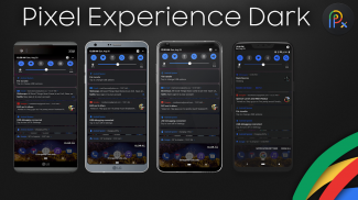 Pixel Experience Theme Dark for LG G7 screenshot 1