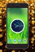 Glitter Clock Live Wallpaper screenshot 1