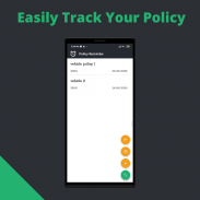 Policy Reminder And Tracker screenshot 0