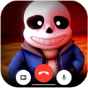 Skeleton Sans Fake Video Call