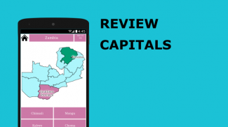 Puzzle Quiz Map 2020 - Zambia - Regions, Districts screenshot 3
