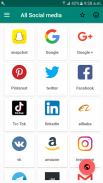 Tous les médias  lite sociaux dans une application screenshot 3