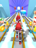 Subway Santa Princess Runner screenshot 7