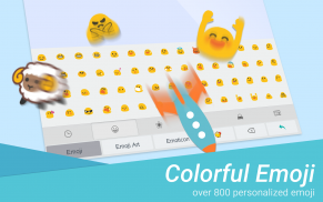 Colorido do teclado Emoji screenshot 3