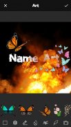 Fire Effect Name Art Maker screenshot 3