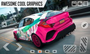 drifting e simulatore di guida: gioco Honda Civic screenshot 1